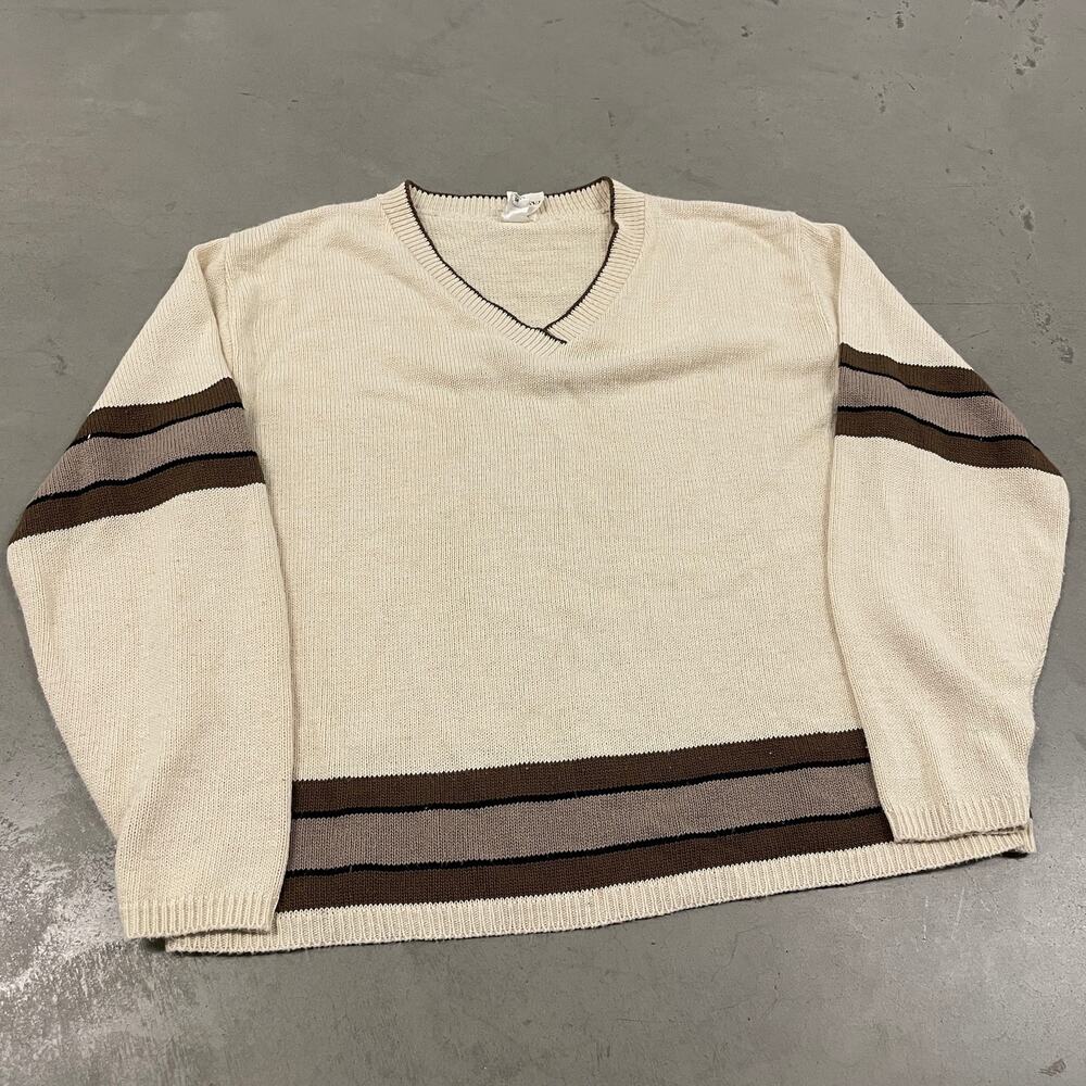 Vintage 90s fashion bug v-neck sweater